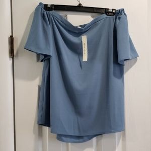 New with tags, off the shoulder top